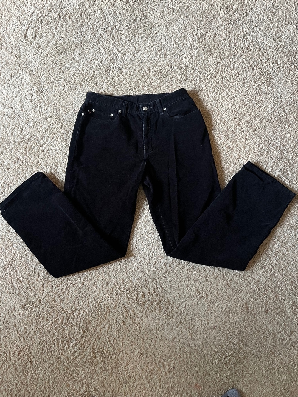 Ralph Lauren Polo Jeans Company Black Corduroy Pants
